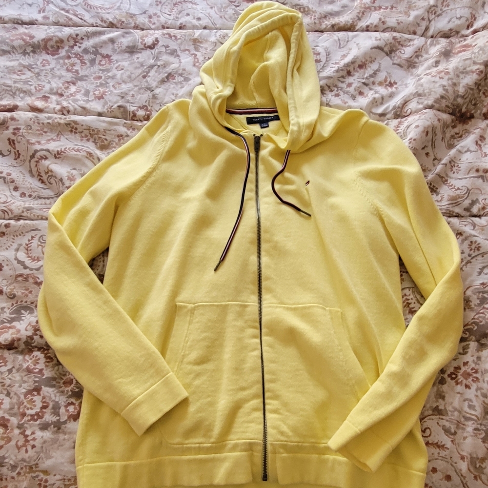 Tommy hilfiger yellow hoodie
